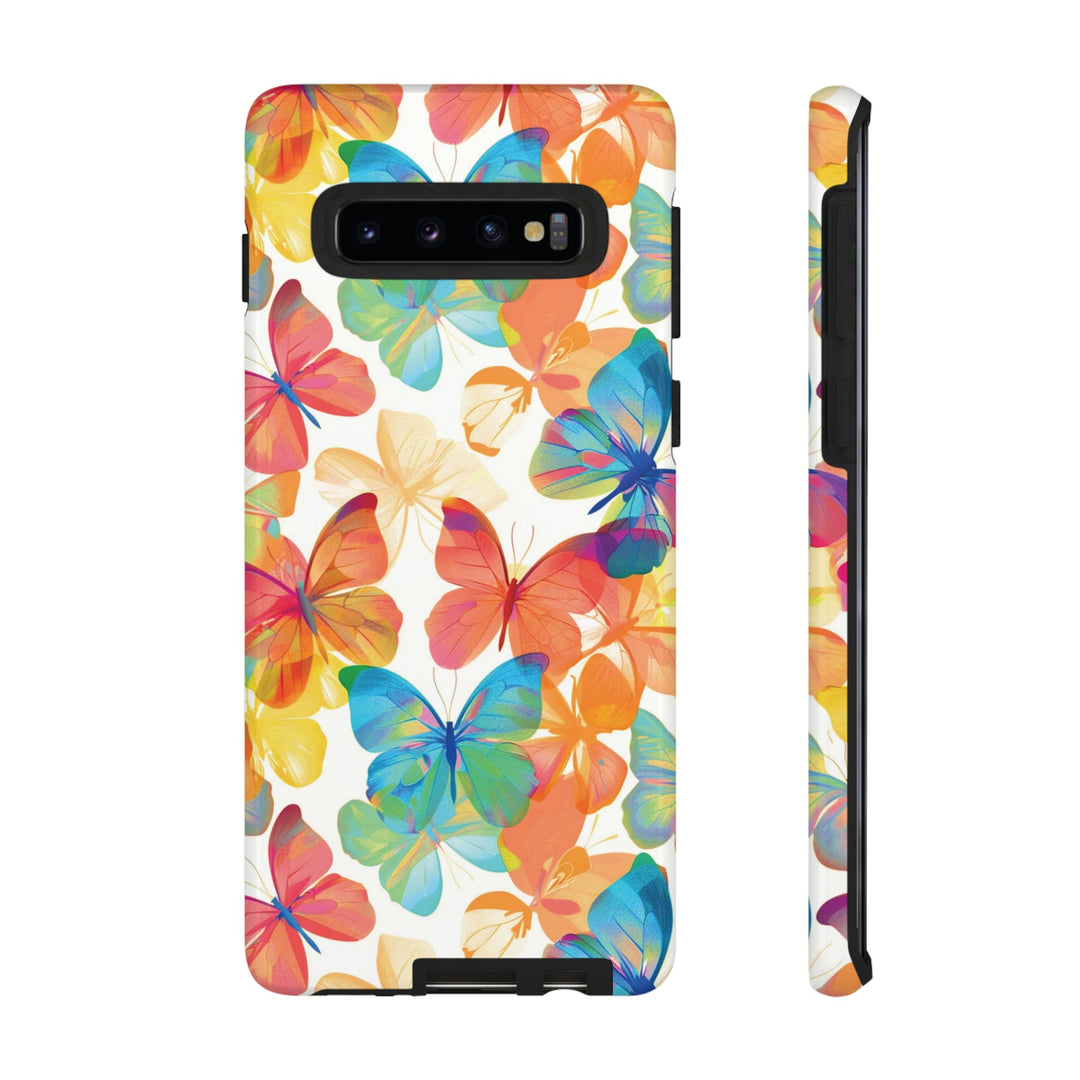 Cute Samsung Case | Cool Iphone Case | Summer Bright Butterflies, Samsung S24, S23, S22, S21, IPhone 15 Case | Iphone 14 Case, Iphone 13 Case - Studio40ParkLane