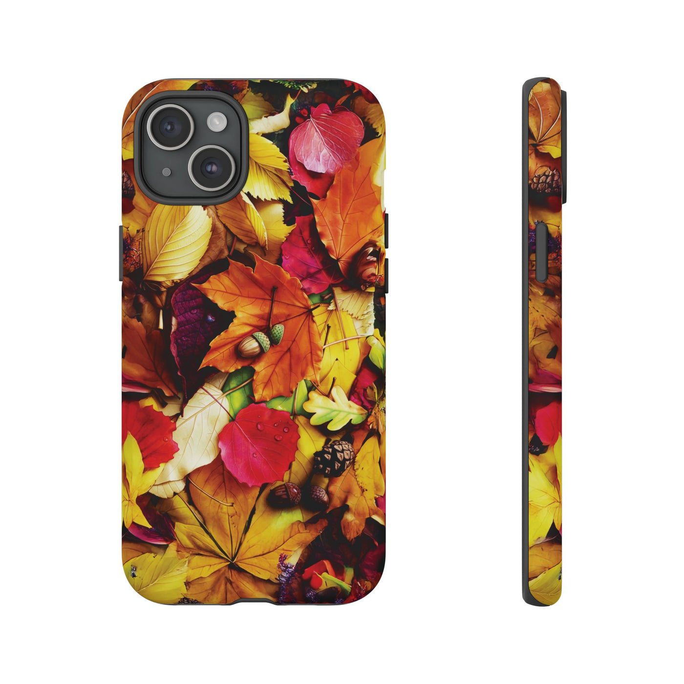 Aesthetic Tough Fall Leaves Foliage Premium Phone Case - For iPhone 17 Pro Max iPhone 16 Pro iPhone 15 Iphone 14 Plus 13 Pro 12 11 10 XR - Studio40ParkLane