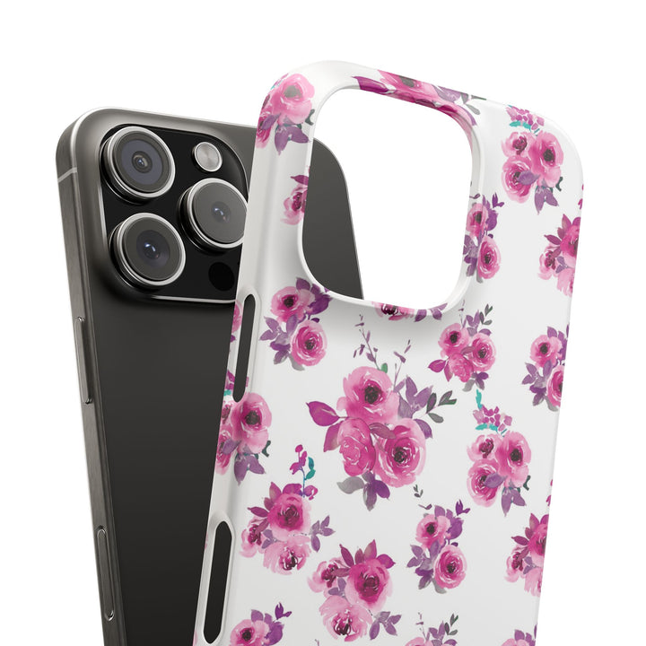 Sleek Snap Flowers Gift for Her Cute Phone Case for iPhone 16 15 14 13 12 11 X Xs Max Xr Pro Plus Samsung Galaxy S24 S23 S22 S21 S20 Ultra