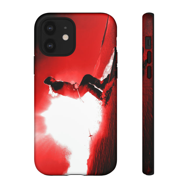 Cute IPhone Case | iPhone 15 Case | iPhone 15 Pro Max Case, Iphone 14 Case, Iphone 14 Pro Max Case IPhone Case for Art Lovers - Red Skier - Studio40ParkLane