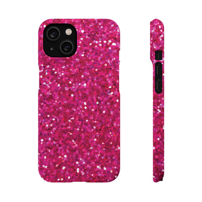 Snap Non-Glitter Muted Pink Play on "Faux" Glitter Effect Cute Phone Cases for Samsung and Iphone, 16, 15, 14, S24, S23, S22, S21, S20, Plus and Ultra