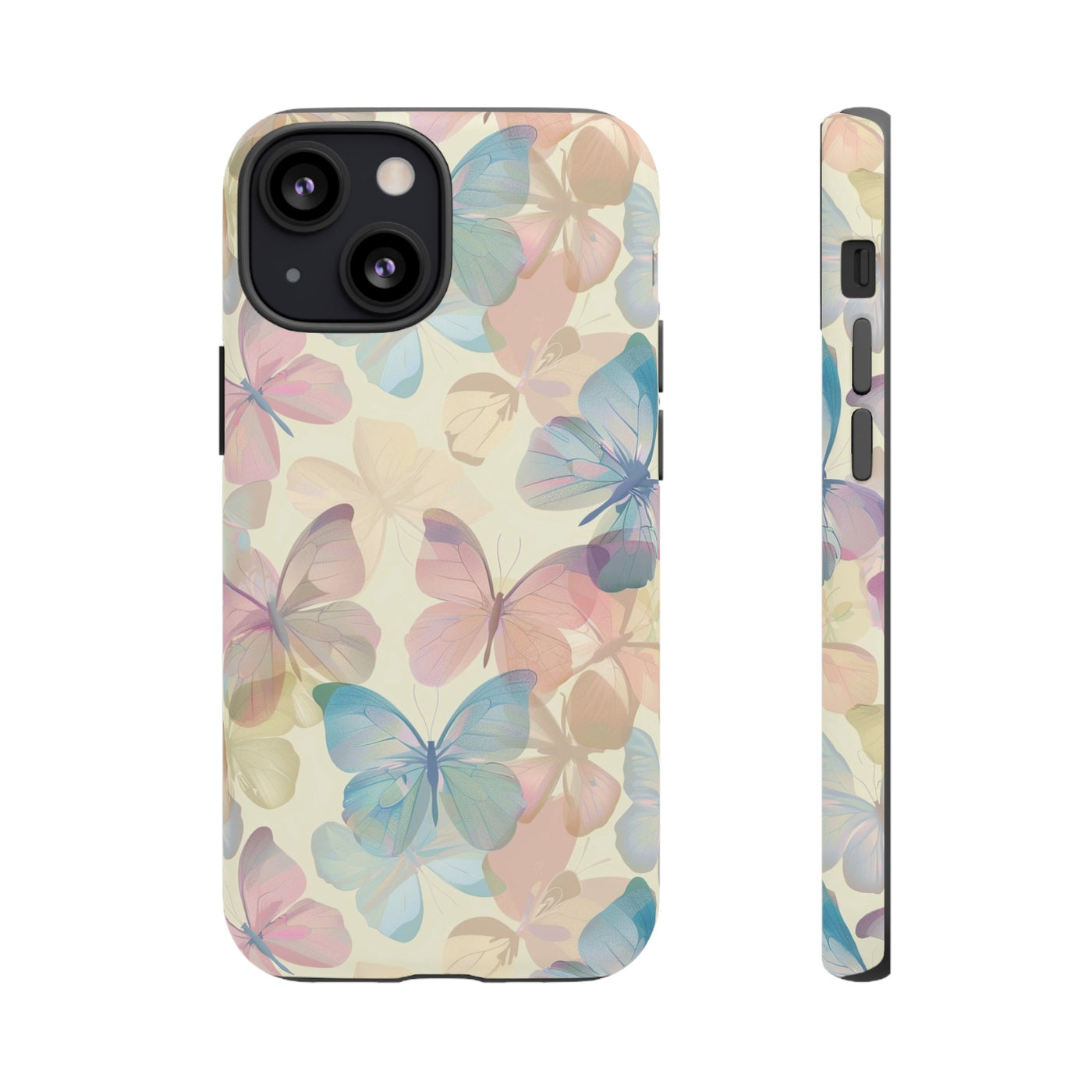 Cute Samsung Case | Cool Iphone Case | Summer Pastel Butterflies, Samsung S24, S23, S22, S21, IPhone 15 Case | Iphone 14 Case, Iphone 13 Case