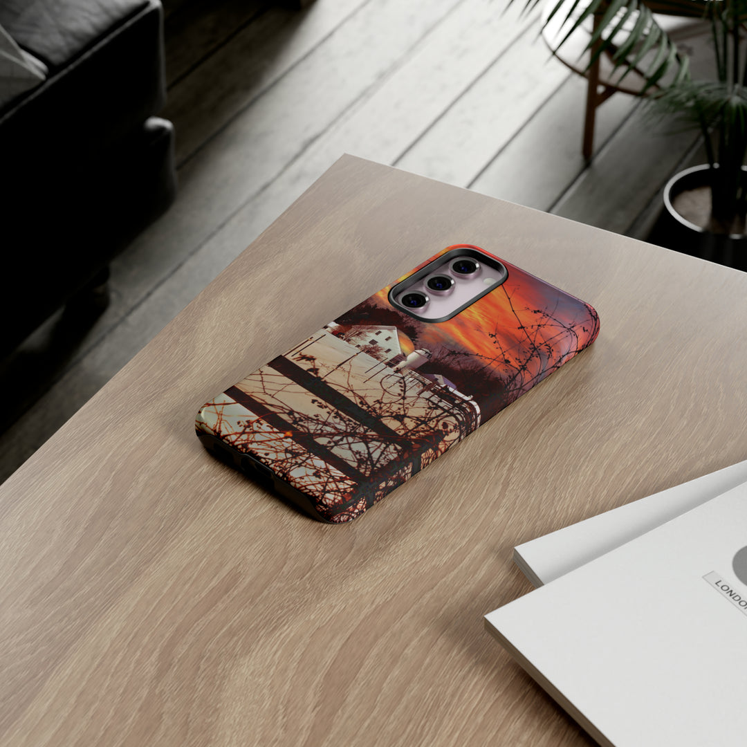 Cute Samsung Phone Case | Aesthetic Samsung Phone Case | Galaxy S23, S22, S21, S20 | Winter Sunset, Protective Phone Case - Studio40ParkLane