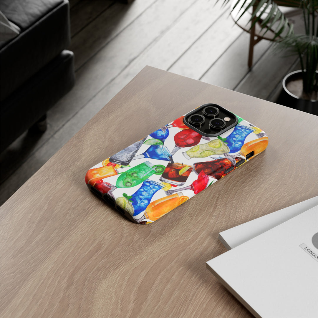 Cute Samsung Case | Cool Iphone Case | Summer Fruit Cocktail, Samsung S24, S23, S22, S21, IPhone 15 Case | Iphone 14 Case, Iphone 13 Case - Studio40ParkLane