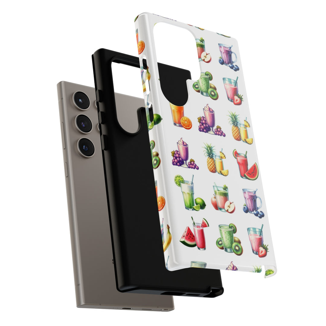 Cute Samsung Case | Cool Iphone Case | Tropical Summer Fruit Cocktail, Samsung S24, S23, S22, S21, IPhone 15 Case | Iphone 14 Case, Iphone 13 Case - Studio40ParkLane