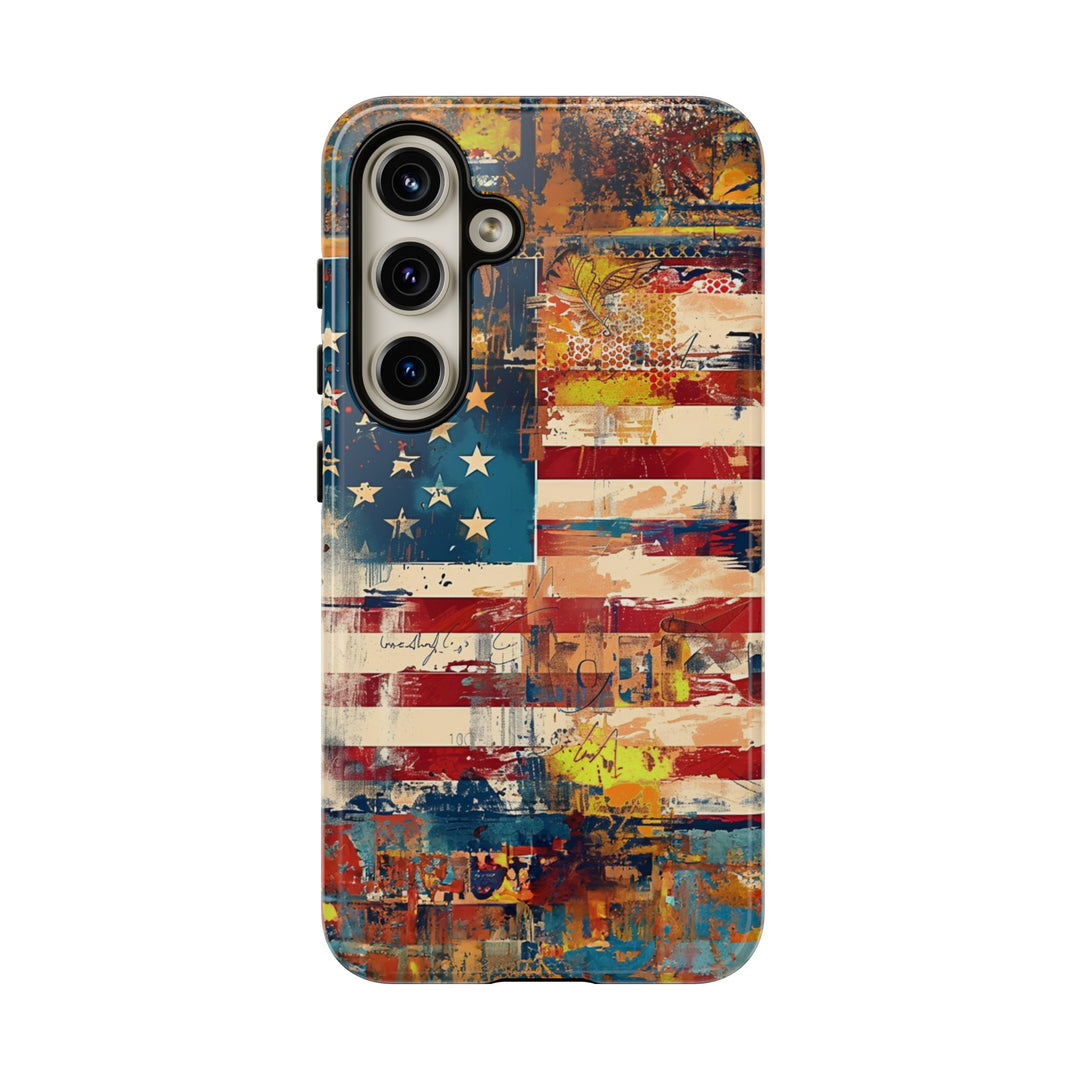 Impact Resistant, American Flag, Cute Phone Cases for Samsung S24, S23, S22, S21, IPhone 15 pro Iphone 14 pro Iphone 13 IPhone 12 Iphone 11 - Studio40ParkLane