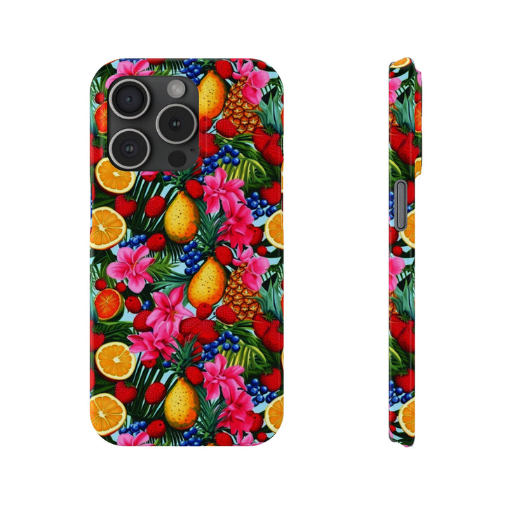 Slim Cute Phone Cases for Iphone - | iPhone 15 Case | iPhone 15 Pro Max Case, Iphone 14 Case, Iphone 14 Pro Max, Iphone 13, Summer Mixed Fruit - Studio40ParkLane