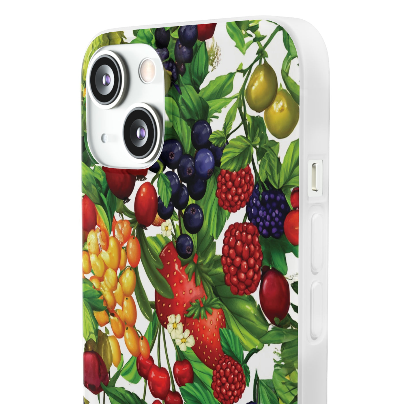 Cute Flexi Phone Cases, For Samsung Galaxy and Iphone, Summer Mixed Fruit, Galaxy S23 Phone Case, Samsung S22 Case, Samsung S21, Iphone 15, Iphone 14, Iphone 13