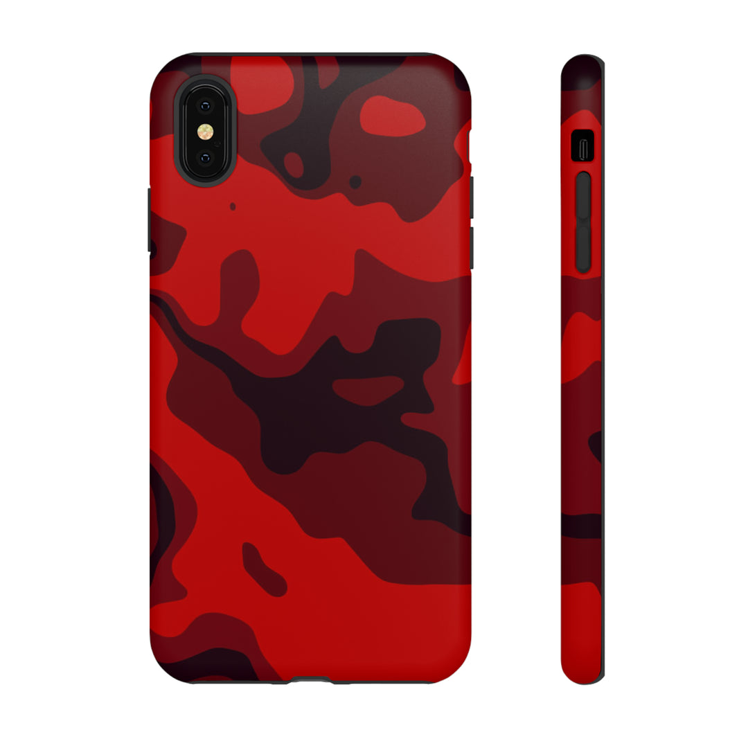 Cute IPhone Case | iPhone 15 Case | iPhone 15 Pro Max Case, Iphone 14 Case, Iphone 14 Pro Max Case IPhone Case for Art Lovers - Red Camo - Studio40ParkLane