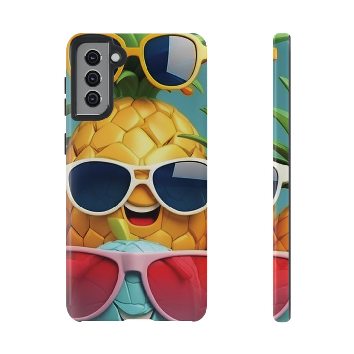 Cute Samsung Phone Case | Aesthetic Samsung Phone Case | Galaxy S23, S22, S21, S20 | Summer Pineapple Fruit, Protective Phone Case - Studio40ParkLane