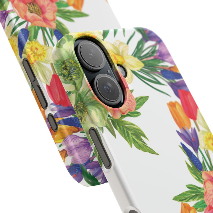Sleek Snap Spring Summer Flowers Cute Phone Case for iPhone 16 15 14 13 12 11 X Xs Max Xr Pro Plus Samsung Galaxy S24 S23 S22 S21 S20 Ultra