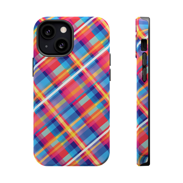 Checkered Plaid Magsafe Gift for Her Cute Phone Case for Iphone, | iPhone 16 | iPhone 15 Pro Max, Iphone 14 Pro Max, 13 12 11 10 9 8 7 - Studio40ParkLane