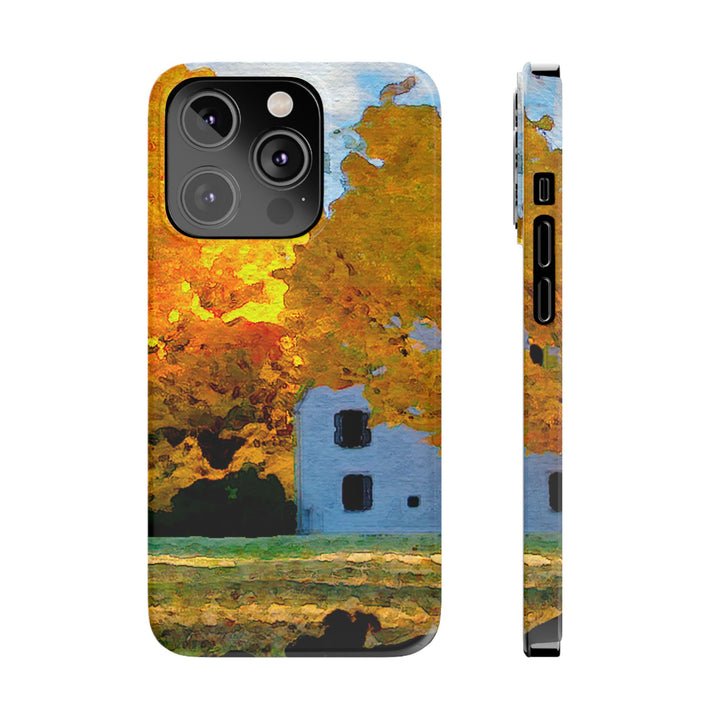 Slim Cute Phone Cases for Iphone - | iPhone 15 Case | iPhone 15 Pro Max Case, Iphone 14 Case, Iphone 14 Pro Max, Iphone 13, New England Fall Leaves - Studio40ParkLane