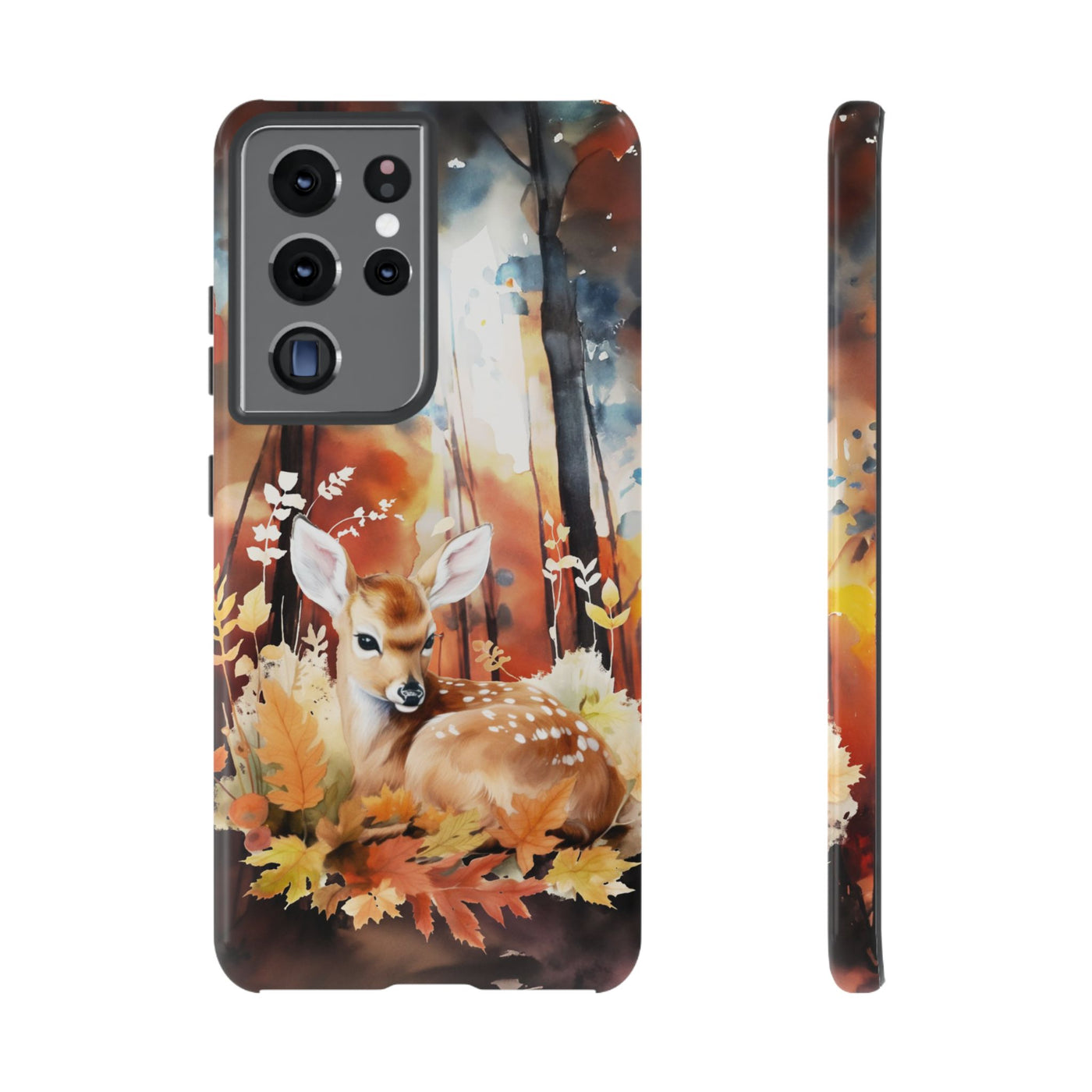 Autumn Fall Deer Forest Gift for Her Cute Phone Case for, Samsung Galaxy S24, S23, S22, S21, IPhone 16 Case | Iphone 15, Iphone 14, IPhone 13 Case