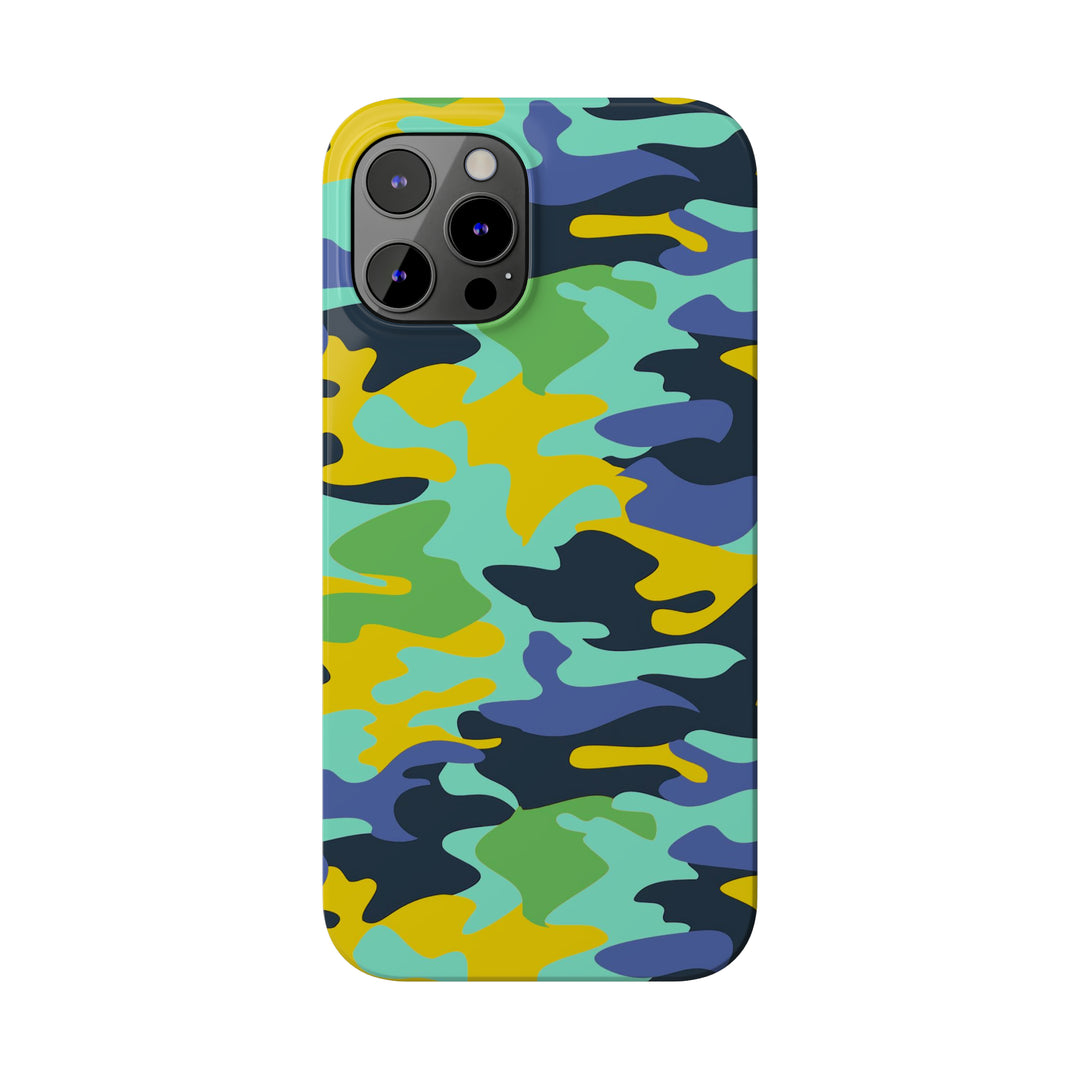 Slim Cute Phone Cases for Iphone - | iPhone 15 Case | iPhone 15 Pro Max Case, Iphone 14 Case, Iphone 14 Pro Max, Iphone 13, Late Spring Camouflage - Studio40ParkLane