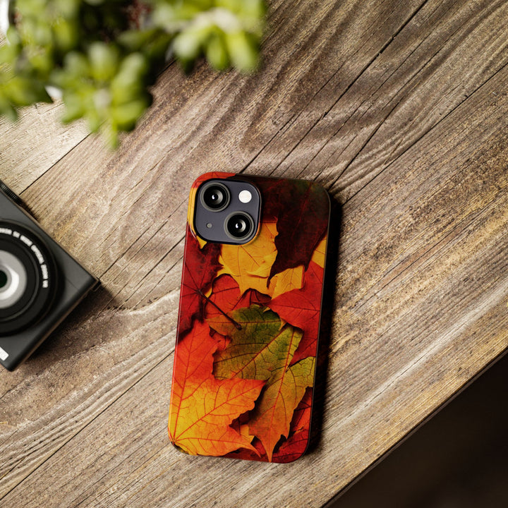 Slim Autumn Fall Leaves Gift Cute Phone Cases for Iphone 16 | iPhone 15 Case | iPhone 15 Pro Max Case, Iphone 14, Iphone 14 Pro Max, Iphone 13, Slim Mom Dad Gift - Studio40ParkLane