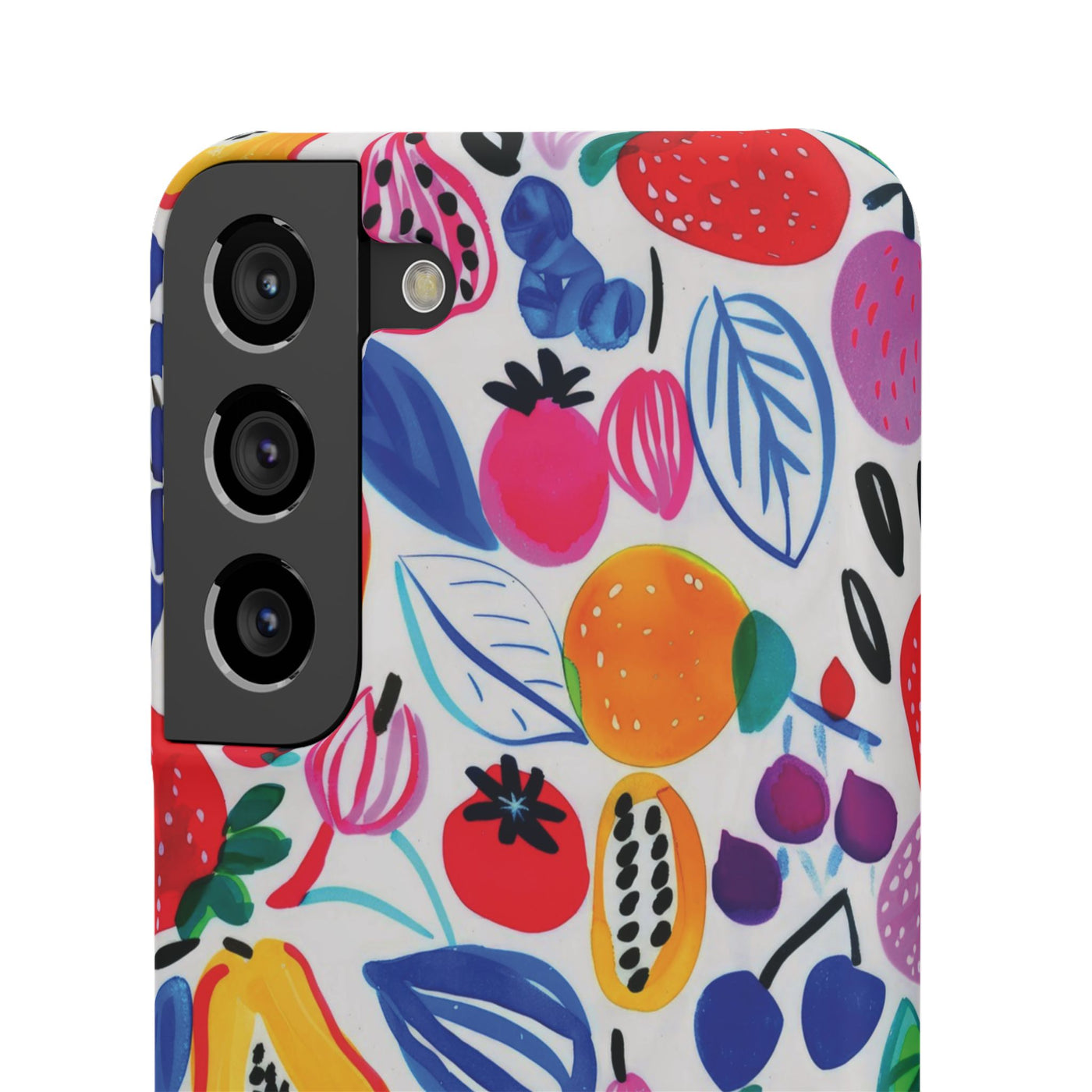 Snap Summer Fruit Gift for Her Cute Phone Cases for Samsung Galaxy S24, S23, S22, S21, S20, Plus, Ultra, Iphone 16, 15, 14, Pro and Max