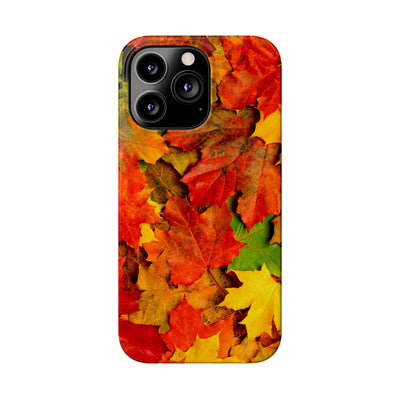 Slim Fall Leaves Slim Cute Phone Cases for Iphone  | iPhone 15 Case | iPhone 15 Pro Max Case, Iphone 14, Iphone 14 Pro Max, Iphone 13