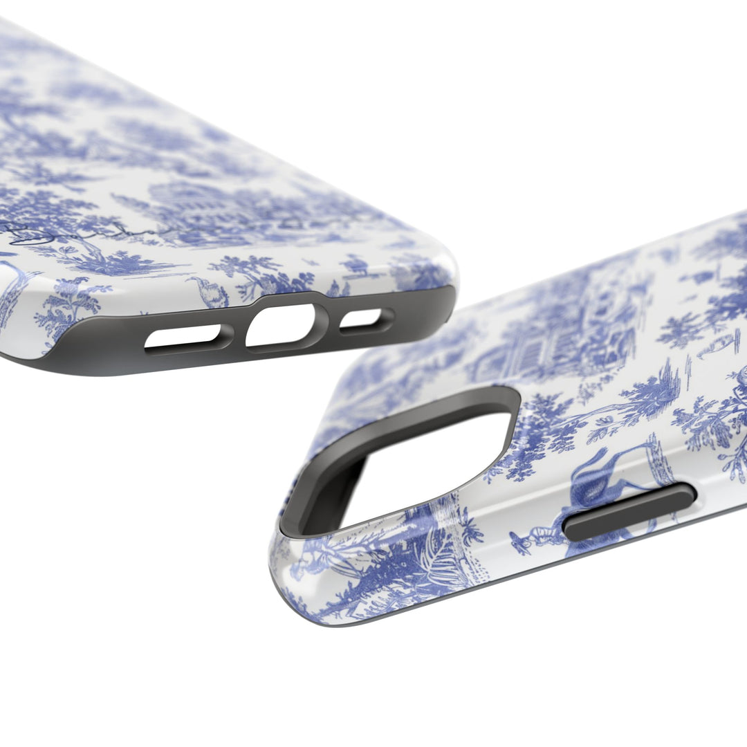 Magsafe French Toile Personalized Initial Custom Gift Cute Phone Cases for Iphone 16 Pro Max | iPhone 15, Pro Max Case, Iphone 14, 13, 12, 11, 10 - Studio40ParkLane
