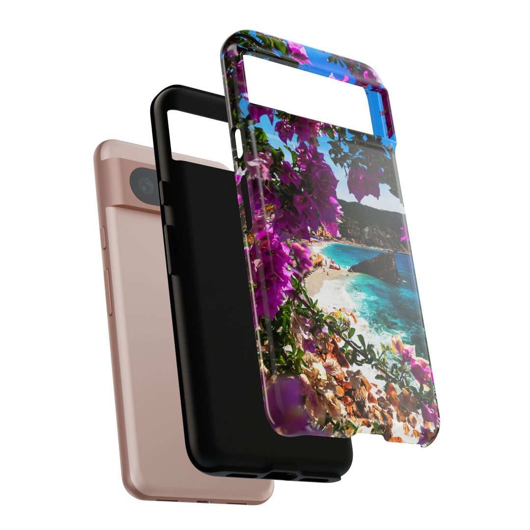 Impact Resistant, Bougainvillea Seaview, Cute Phone Cases for Samsung S24, S23, S22, S21, IPhone 15 pro Iphone 14 pro Iphone 13 IPhone 12 Iphone 11 - Studio40ParkLane