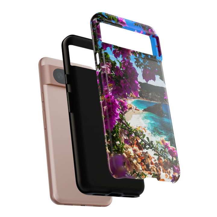 Impact Resistant, Bougainvillea Seaview, Cute Phone Cases for Samsung S24, S23, S22, S21, IPhone 15 pro Iphone 14 pro Iphone 13 IPhone 12 Iphone 11 - Studio40ParkLane