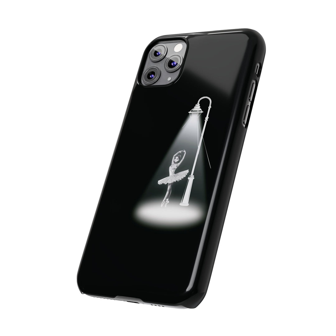Slim Ballet Dancer Spotlight Gift for Her Cute Phone Cases for Iphone 16 Pro Max | iPhone 15 Case | iPhone 15 Pro Max Case, Iphone 14, 13, 12, 11, 10, 8, 7 - Studio40ParkLane