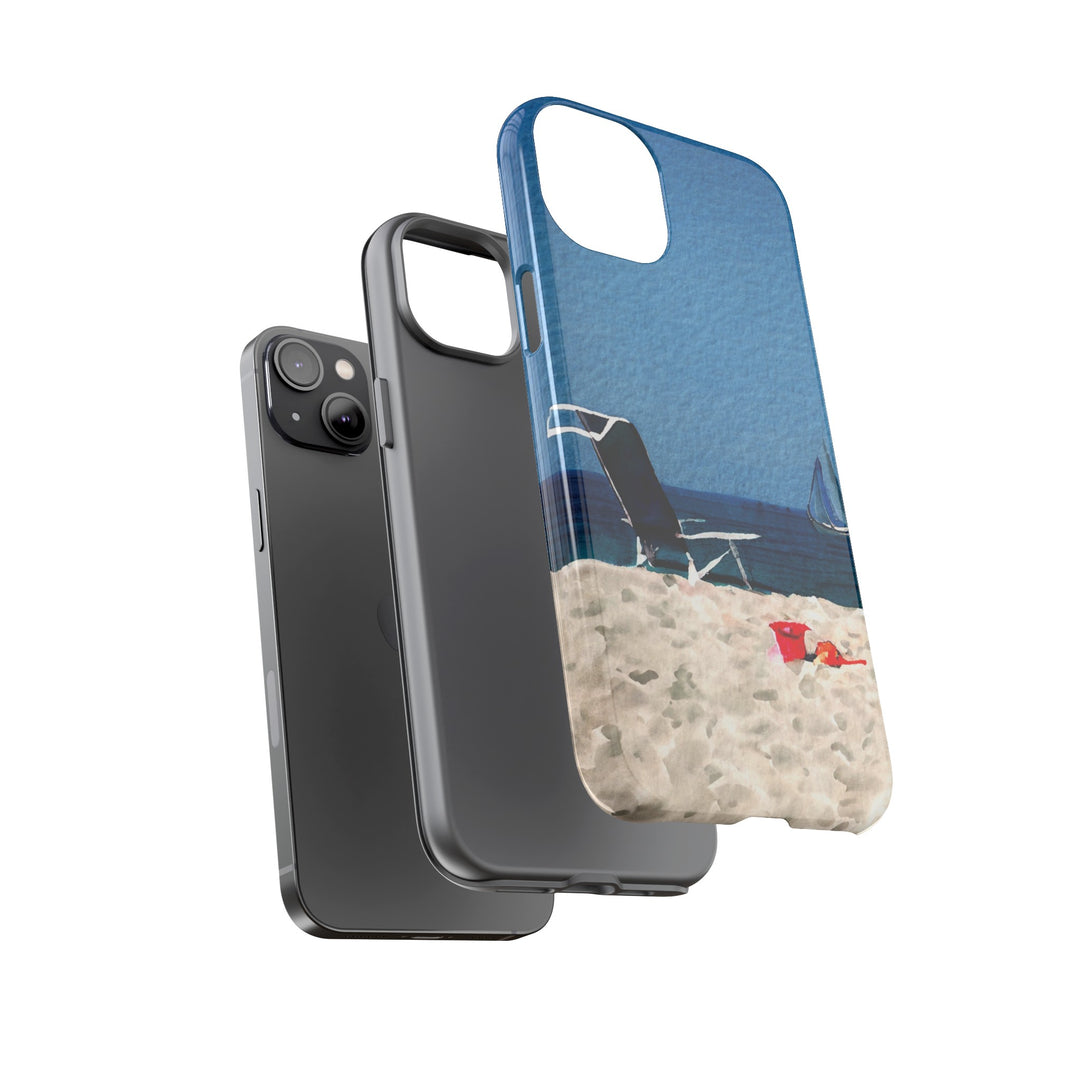 Cute Samsung Case | Cool Iphone Case | Summer Blue Beach Chair, Samsung S24, S23, S22, S21, IPhone 15 Case | Iphone 14 Case, Iphone 13 Case - Studio40ParkLane