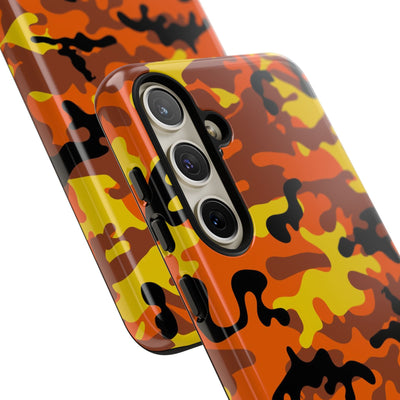 Impact Resistant, Fall camo Camouflage, Cute Phone Cases for Samsung S24, S23, S22, S21, IPhone 15 pro Iphone 14 pro Iphone 13 IPhone 12 Iphone 11