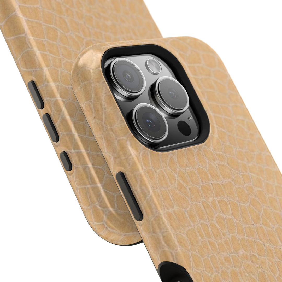 Non Leather Beige Color Pattern Magsafe Cute Phone Case for Iphone Gift for Her, | iPhone 15 Case | iPhone 15 Pro Max Case, Iphone 14, Iphone 14 Pro Max, Iphone 13, Iphone 16 - Studio40ParkLane