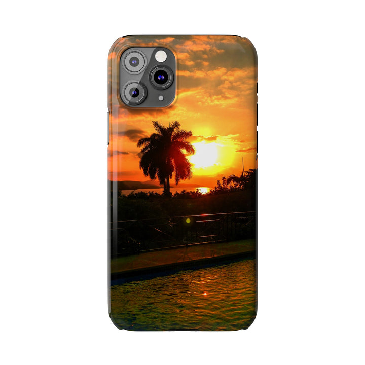 Slim Cute Phone Cases for Iphone - | iPhone 15 Case | iPhone 15 Pro Max Case, Iphone 14 Case, Iphone 14 Pro Max, Iphone 13, Summer Jamaica Sunset - Studio40ParkLane