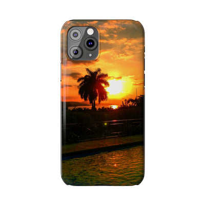 Slim Cute iPhone Cases - | iPhone 15 Case | iPhone 15 Pro Max Case, Iphone 14 Case, Iphone 14 Pro Max, Iphone 13, Summer Jamaica Sunset