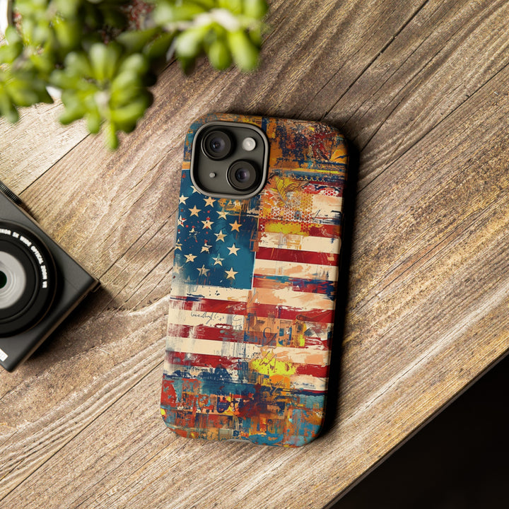 Impact Resistant, American Flag, Cute Phone Cases for Samsung S24, S23, S22, S21, IPhone 15 pro Iphone 14 pro Iphone 13 IPhone 12 Iphone 11 - Studio40ParkLane