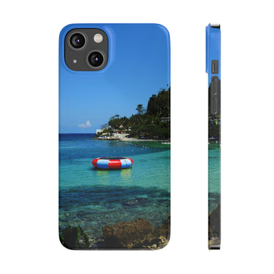 Jamaica Beach Pontoon Slim Cute Phone Cases for Iphone | iPhone 15 Case | iPhone 15 Pro Max Case, Iphone 14, Iphone 14 Pro Max, Iphone 13, 12