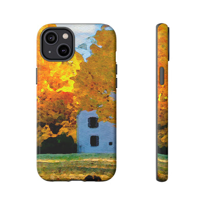 Impact Resistant, Fall Leaves Watercolor, Cute Phone Cases for Samsung S24, S23, S22, S21, IPhone 15 pro Iphone 14 pro Iphone 13 IPhone 12 Iphone 11