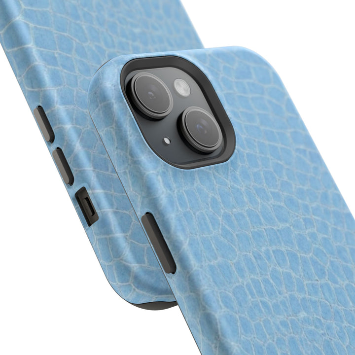 Non Leather Blue Color Pattern Magsafe Cute Phone Case for Iphone Gift for Her, | iPhone 15 Case | iPhone 15 Pro Max Case, Iphone 14, Iphone 14 Pro Max, Iphone 13, Iphone 16 - Studio40ParkLane