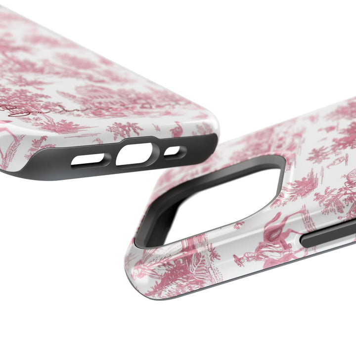 Magsafe French Toile Personalized Initial Custom Gift Cute Phone Cases for Iphone 16 Pro Max | iPhone 15, Pro Max Case, Iphone 14, 13, 12, 11, 10 - Studio40ParkLane