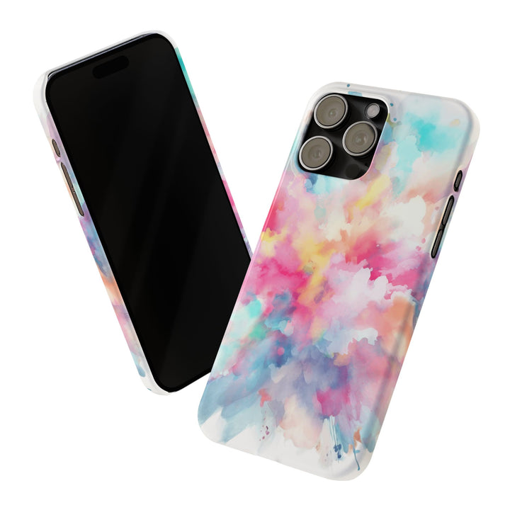 Slim Paint Splash Pink Gift for Her Cute Phone Cases for Iphone 16 Pro Max | iPhone 15 Case | iPhone 15 Pro Max Case, Iphone 14, Iphone 14 Pro Max, Iphone 13 12 11 8 7 - Studio40ParkLane