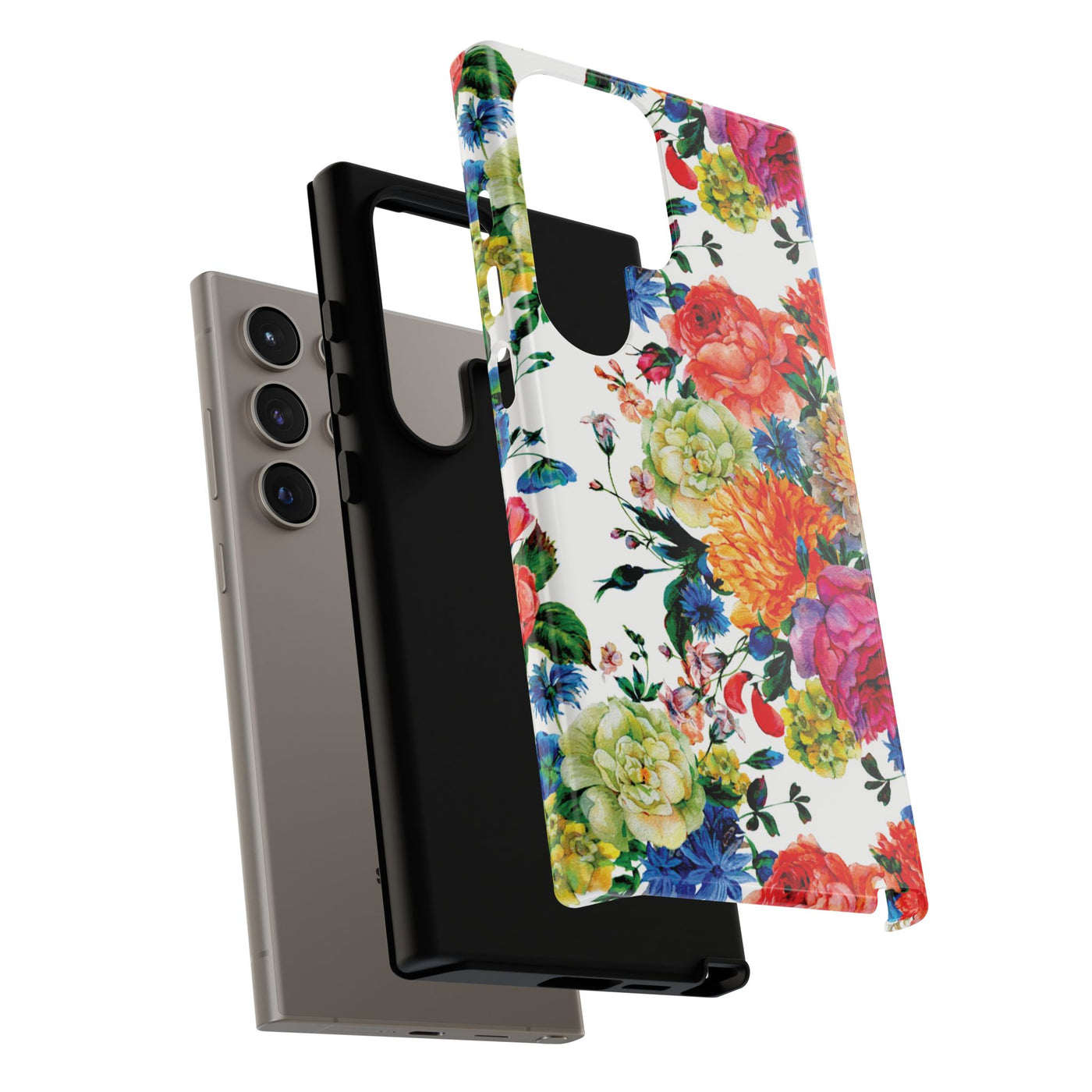 Premium Tough Spring Flowers Cute Phone Cases for Samsung S24, S23, S22, S21, S20, Plus and Ultra, Iphone 16 Pro Max,15, 14, 13, 12, 11, 10 - Studio40ParkLane