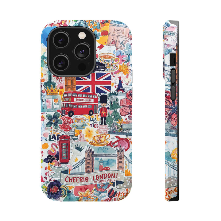 London England Coquette Collage Tough Magsafe Cute Phone Cases for Iphone | iPhone 17 Pro Max Case, Iphone 16, Iphone 15 14 13 12 11 10 9 - Studio40ParkLane