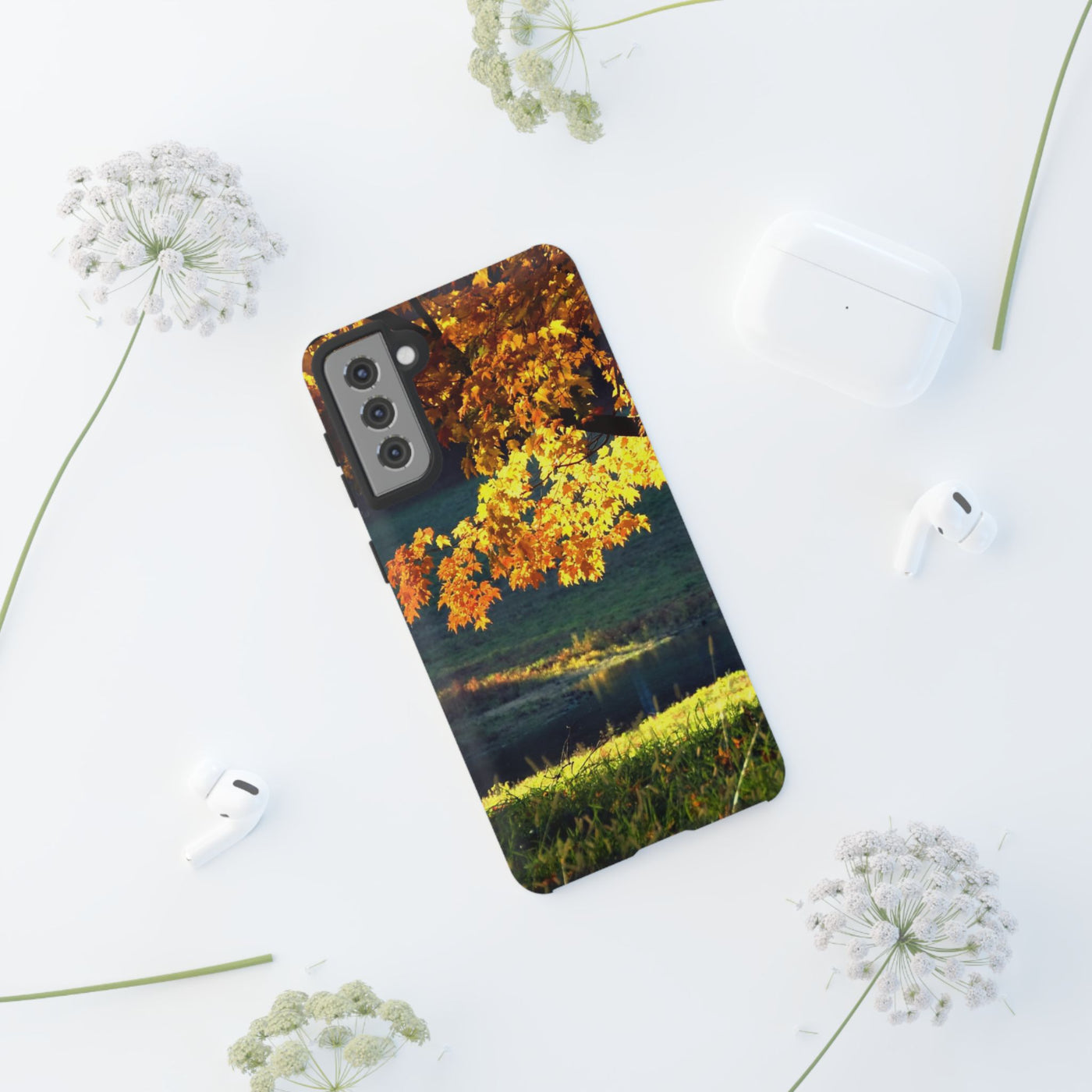 Impact Resistant, Fall Leaves Collage, Cute Phone Cases for Samsung S24, S23, S22, S21, IPhone 15 pro Iphone 14 pro Iphone 13 IPhone 12 Iphone 11