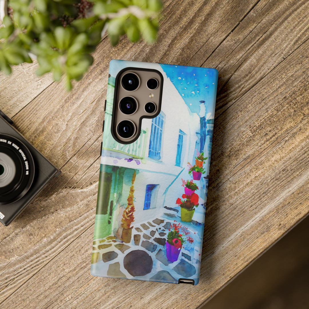 Impact Resistant, Greece House, Cute Phone Cases for Samsung S24, S23, S22, S21, IPhone 15 pro Iphone 14 pro Iphone 13 IPhone 12 Iphone 11 - Studio40ParkLane