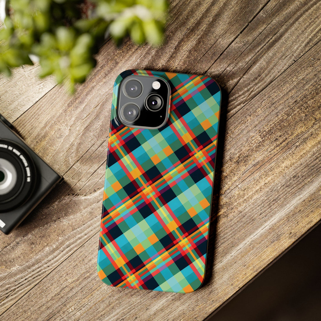 Slim Checkered Plaid Gift for Her Cute Phone Cases for Iphone 16 Pro Max | iPhone 15 Case | iPhone 15 Pro Max Case, Iphone 14, 13, 12, 11, 10, 8, 7 - Studio40ParkLane