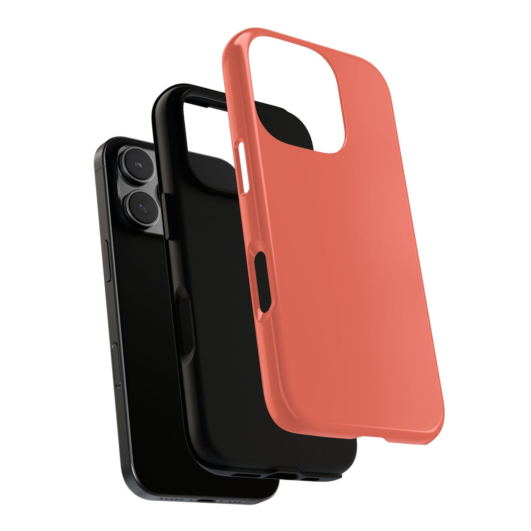 Premium Tough Coral Pink Orange Gift for Her Cute Phone Cases for Samsung S25 S24, S23, S22, S21, Iphone, 16, 15, 14, 13 Pro Max Ultra - Studio40ParkLane
