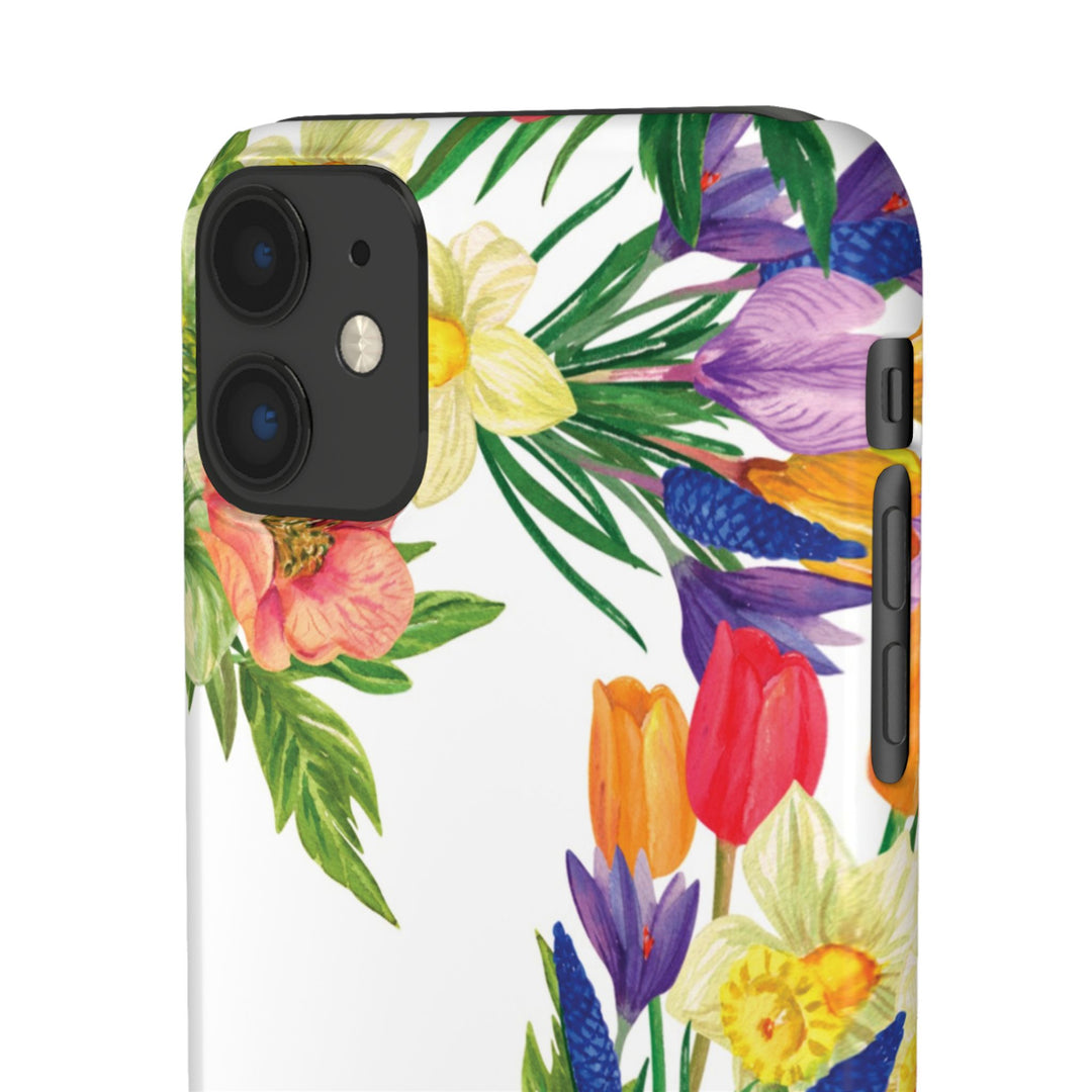 Sleek Snap Spring Summer Flowers Cute Phone Case for iPhone 16 15 14 13 12 11 X Xs Max Xr Pro Plus Samsung Galaxy S24 S23 S22 S21 S20 Ultra