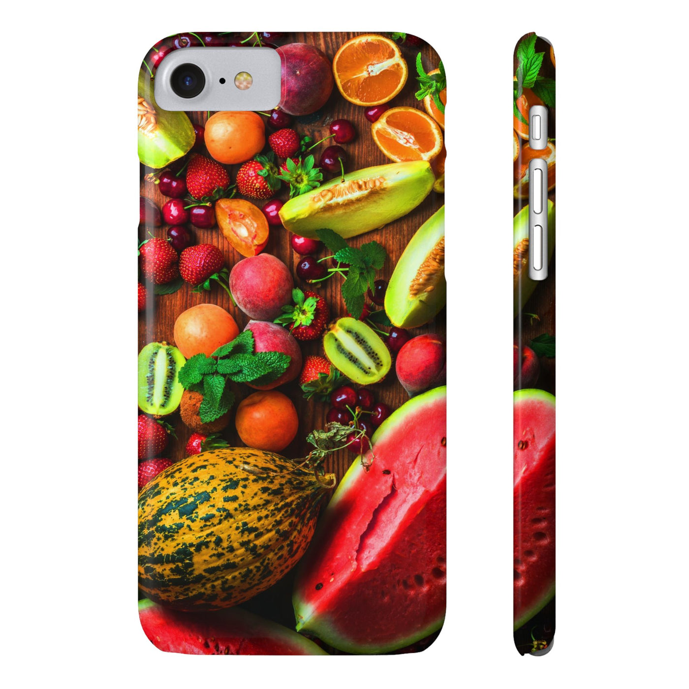 Slim Fall Fruit Collage Phone Cases for Iphone 16 | iPhone 15 Case | iPhone 15 Pro Max Case, Iphone 14, Iphone 14 Pro Max, Iphone 13, Slim Mom Dad Gift