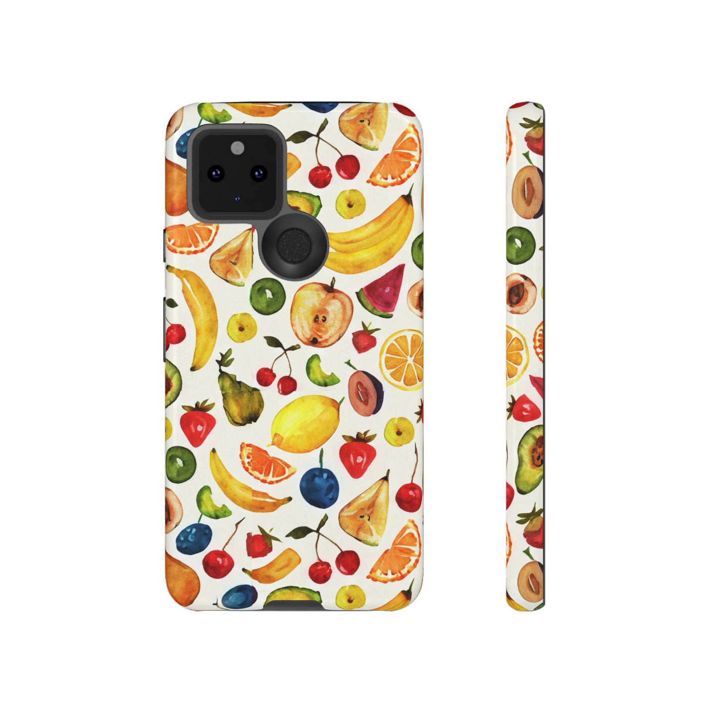 Impact Resistant, Mixed Fruits, Cute Phone Cases for Samsung S24, S23, S22, S21, IPhone 15 pro Iphone 14 pro Iphone 13 IPhone 12 Iphone 11