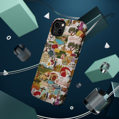 Italy Tuscany Coquette Collage Tough Magsafe Cute Phone Cases for Iphone | iPhone 17 Pro Max Case, Iphone 16, Iphone 15 14 13 12 11 10 9 - Studio40ParkLane