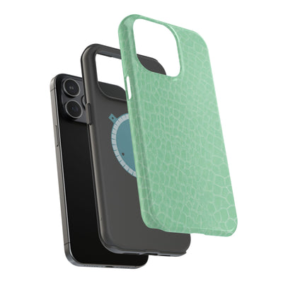 Non Leather Mint Color Pattern Magsafe Cute Phone Case for Iphone Gift for Her, | iPhone 15 Case | iPhone 15 Pro Max Case, Iphone 14, Iphone 14 Pro Max, Iphone 13, Iphone 16 - Studio40ParkLane