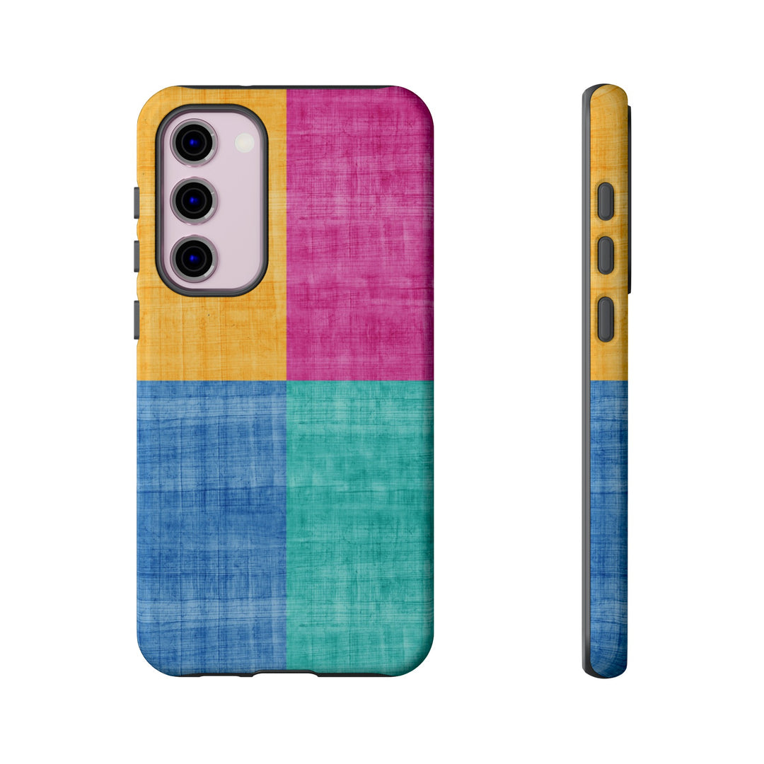 Impact Resistant, Colored Shapes, Cute Phone Cases for Samsung S24, S23, S22, S21, IPhone 15 pro Iphone 14 pro Iphone 13 IPhone 12 Iphone 11 - Studio40ParkLane