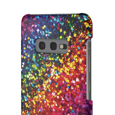 Snap Non-Glitter Muted Color Play on "Faux" Glitter Effect Cute Phone Cases for Samsung and Iphone, 16, 15, 14, S24, S23, S22, S21, S20, Plus and Ultra